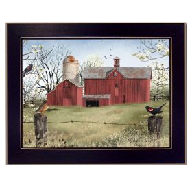 "Harbingers of Spring" By Billy Jacobs, Printed Wall Art, Ready To Hang Framed Poster, Black Frame