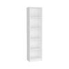Vinton XS Bookcase Compact Bookshelf with Multiple Shelves, White