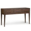 Harper - Console Sofa Table - Walnut Brown