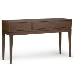 Harper - Console Sofa Table - Walnut Brown