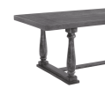 Bernard Weathered Gray Oak Finish Dining Table