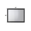 Naima Black Finish Mirror