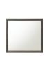 Valdemar Weathered Gray Finish Mirror