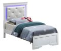 Elegant Transitional Twin Bed Design