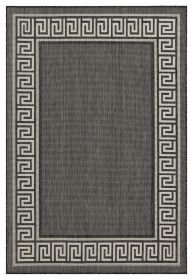 Sunshine  Anthracite 7 ft. 10 in. x 10 ft. 3 in. Indoor/Outdoor Area Rug