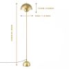 Golden Dome Floor Lamp, Minimalist Modern Floor Lights, for bedroom, living room, office