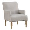 Alice Beige Arm Chair