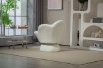 The 360-degree spinning armchair is designed for your leisure and comfort. The sturdy and wide base