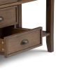 Redmond - Console Sofa Table - Rustic Natural Aged Brown