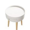 18"H Trendy White MDF Coffee Table