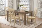 Classic Transitional Natural Finish Dining Table 1pc Wooden Kitchen Dining Room Furniture