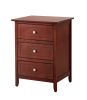 Transitional Cherry Nightstand For Bedrooms