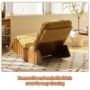 Comfortable Glider Rocking Chair, High-Quality Upholstery Glider Chair, Solid Wood Frame, Perfect for Multiple Settings Accent Reading Chair for Bedro