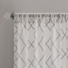 Diamond Sheer Window Curtain Panel(Only 1 Pc Panel)
