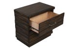 Industrial Farmhouse Designed 2 Drawer Nightstand