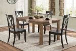 Classic Transitional Natural Finish Dining Table 1pc Wooden Kitchen Dining Room Furniture