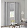 Basketweave Room Darkening Curtain Panel Pair(2 Pcs Window Panels)