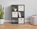 11" 6-Cube Storage Organizer, Black