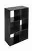 11" 6-Cube Storage Organizer, Black