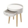 18"H Trendy White MDF Coffee Table