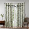 Printed Botanical Blackout Curtain Panel(Only 1 Pc Panel)