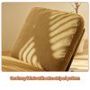 Comfortable Glider Rocking Chair, High-Quality Upholstery Glider Chair, Solid Wood Frame, Perfect for Multiple Settings Accent Reading Chair for Bedro