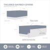 5 Piece Tufted Cotton Chenille Daybed Set Off-White Daybed