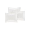 5 Piece Tufted Cotton Chenille Daybed Set Off-White Daybed