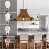 Vintage Rustic Pendant Light Metal Cage Pendant Lamps with Adjustable Length for Kitchen Island Living Room Dining Room
