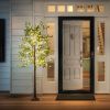 5.9ft Lighted Artificial Olive Tree with LED Fairy Lights with LED Fairy Lights