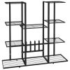 Flower Stand 37.2"x9.8"x35" Black Iron