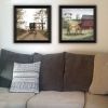 Trendy Decor 4U 2- Piece Vignette The Old Mare, Heading' Home Black Framed Wall Art for Living Room