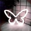 1pc, Butterfly LED, USB Or Battery Powered Neon Sign