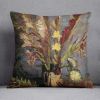 Vase with Gladioli 4 by Van Gogh Cushion