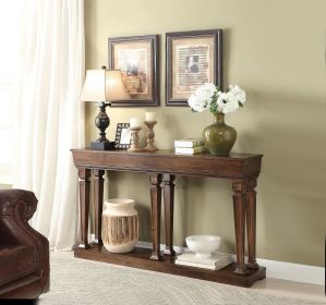 Garrison Oak Finish Console Table (Color: as Pic)