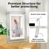 Acrylic 5 Inch Digital Picture Frame, Video Frame with Auto-Rotate, Free 8GB/4GB USB Stick and Built-in 1000 mAh Battery. Ideal Desktop Decoration