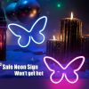 1pc, Butterfly LED, USB Or Battery Powered Neon Sign