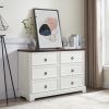 Modern Farmhouse 6-Drawer Chest of Drawers