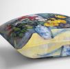 Still lifes flowers in a vase by Cezanne Cushion